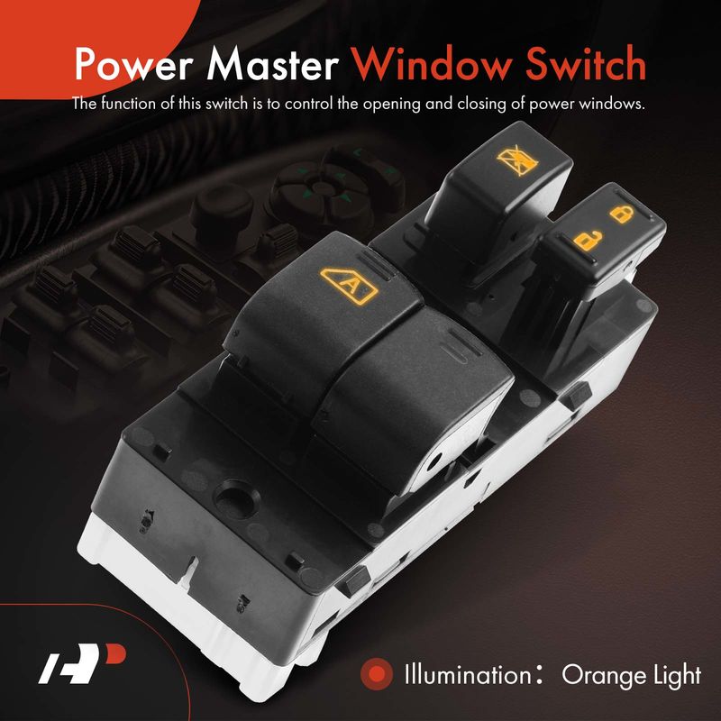 Front Driver Power Window Switch for Nissan Frontier 2006-2020 with Auto up