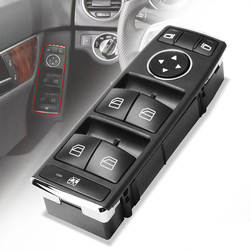 Front Driver Power Window Switch for Mercedes-Benz W204 W212 C250 C300 C350 E350 E550