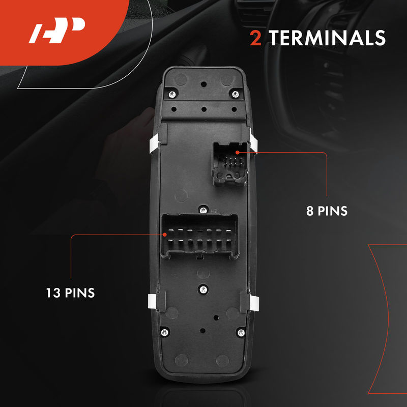 Front Driver Power Window Switch for Jeep Cherokee 2014-2016 Chrysler 200 Dodge Dart