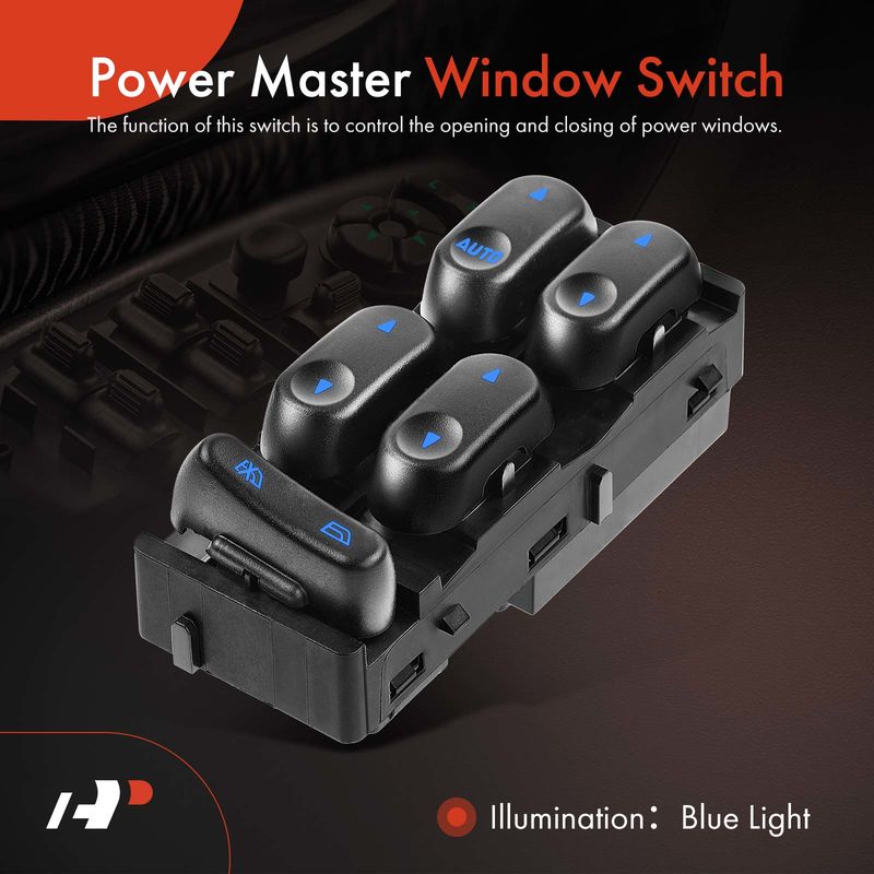 Front Driver Power Window Switch for Ford F-150 2002 2003 Crew Cab Pickup