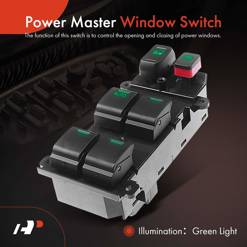Front Driver Power Window Switch for Honda CR-V 2007-2011 6 buttons 22 pins