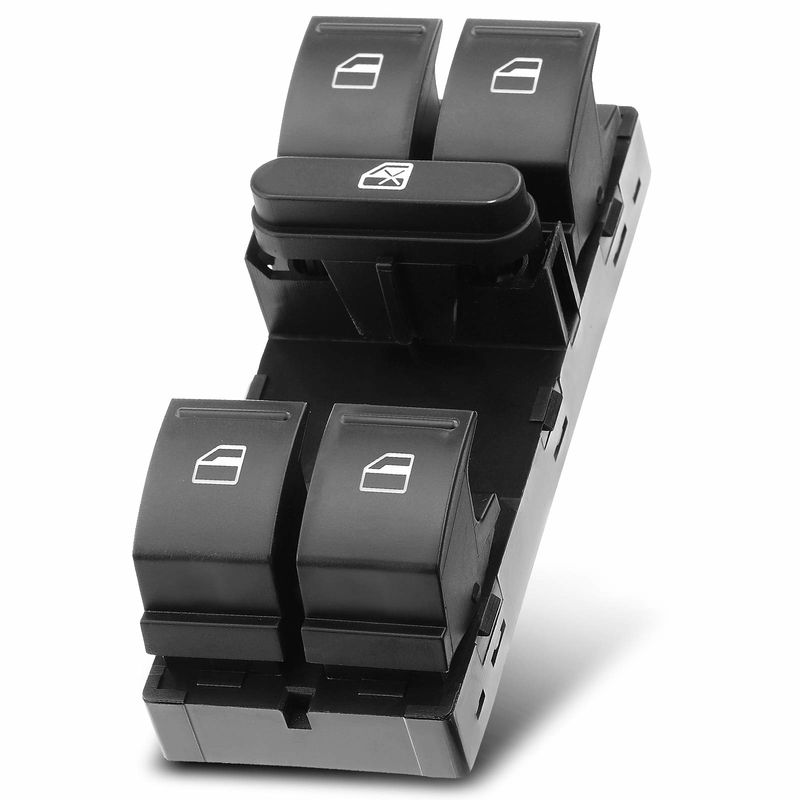 Front Driver Power Window Switch for Volkswagen Jetta 05-18 Passat Tiguan Golf GTI