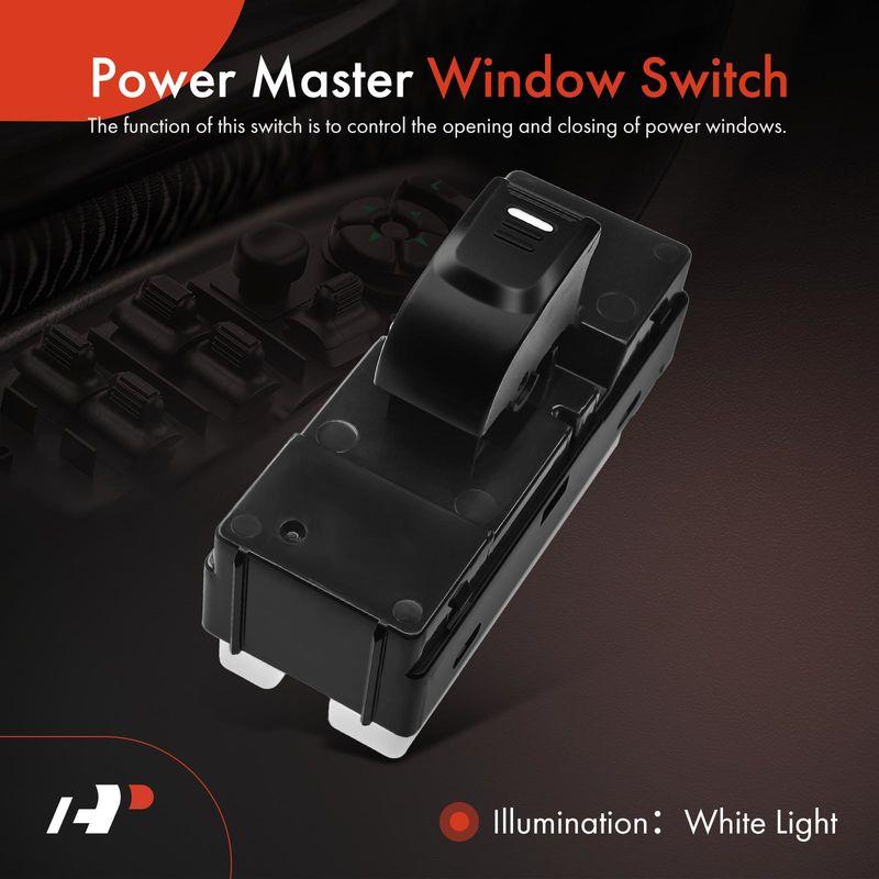 Rear Driver or Passenger Power Window Switch for Chevrolet Colorado GMC Canyon Hummer H3