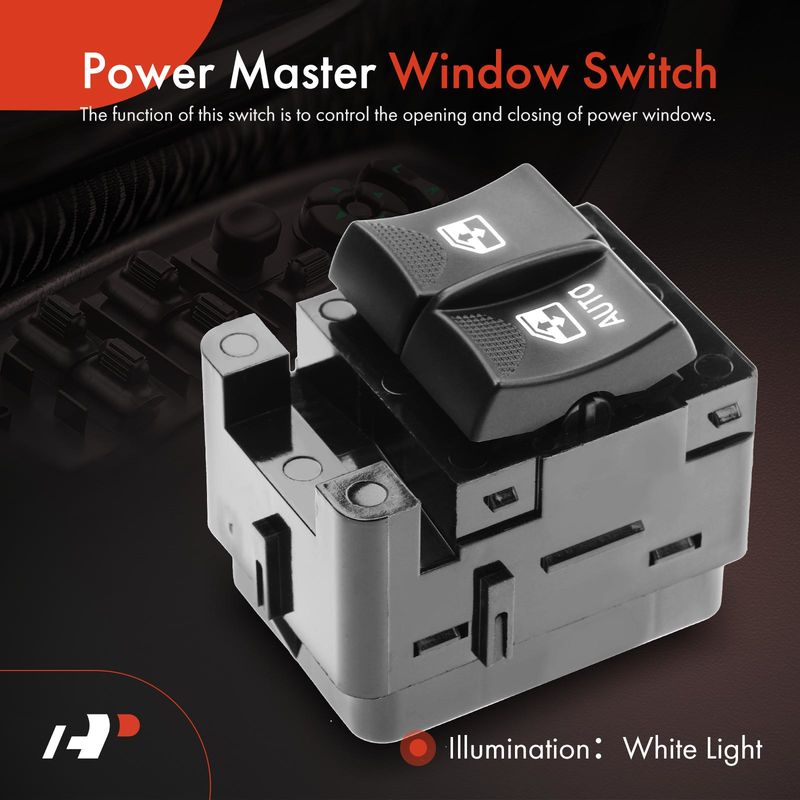 Front Driver Power Window Switch for Chevrolet Monte Carlo 2000-2005 with Auto