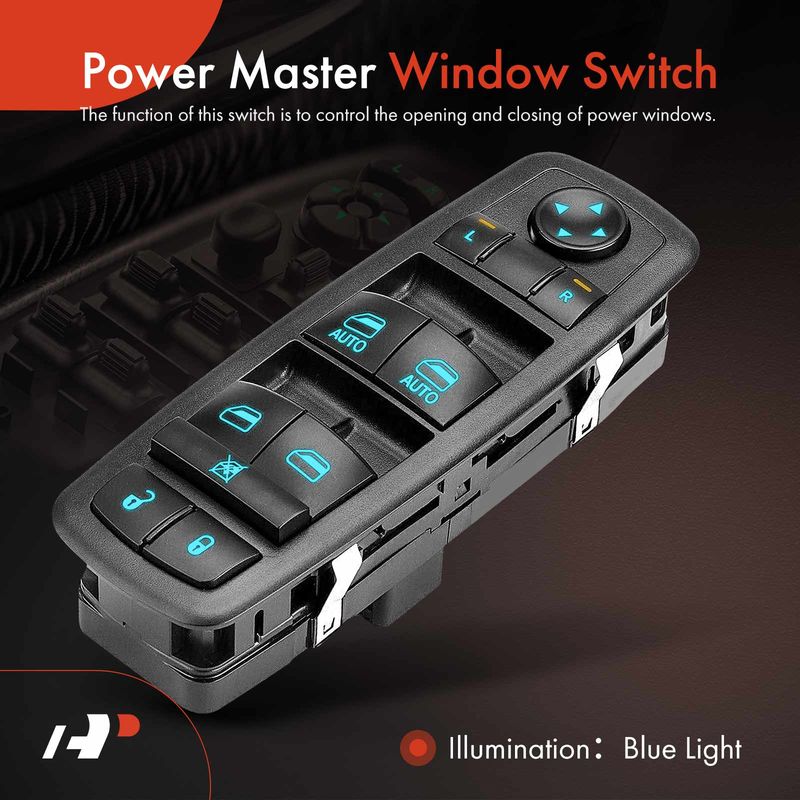 Front Driver Power Window Switch for Chrysler Town & Country Dodge Ram 2012-2020