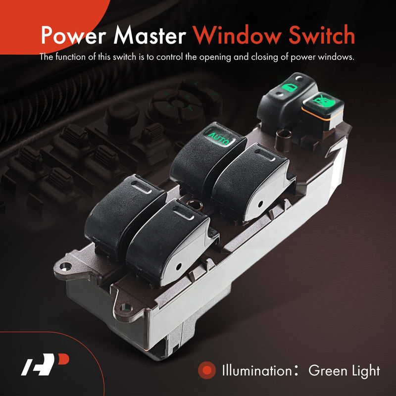 Front Driver Power Window Switch for Toyota Camry 2002-2006 Sienna 2005-2009