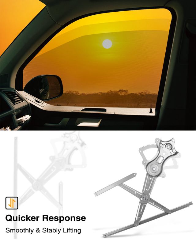 Front Driver Power Window Regulator without Motor for Toyota Land Cruiser Lexus