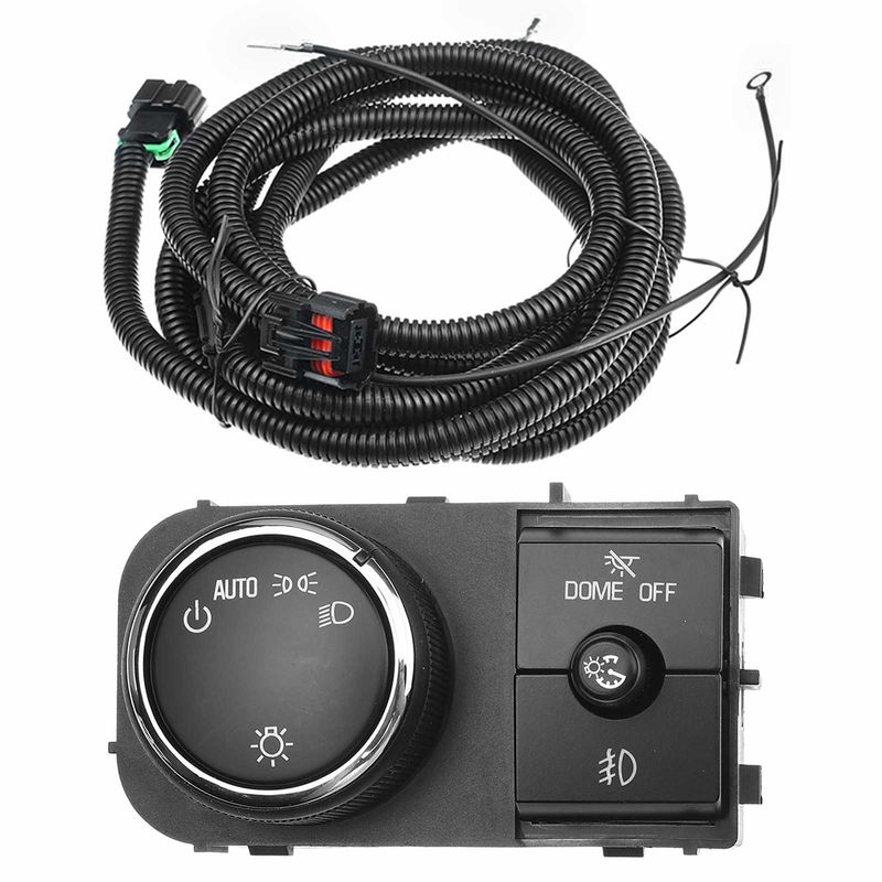 Headlight Switch with Fog Lights for Chevrolet GMC Sierra 1500 2007-2013 2500