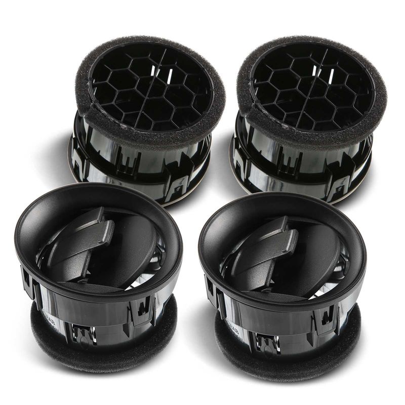 4x Black AC Heater Dash Air Vent Louver for Ford F-150 Lincoln Mark LT 09-14