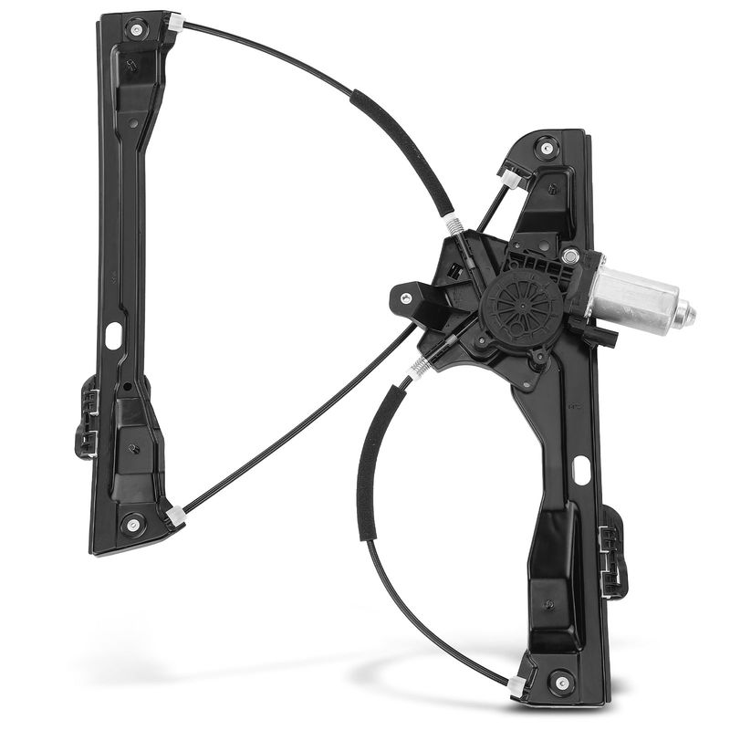 Front Left Power Window Motor & Regulator with 2 Blades for Chevy Cruze 2016-2019