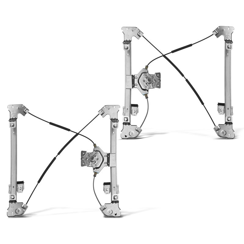 2x Front Manual Window Regulator for Ford F-150 2004-2008 Extended Cab Pickup