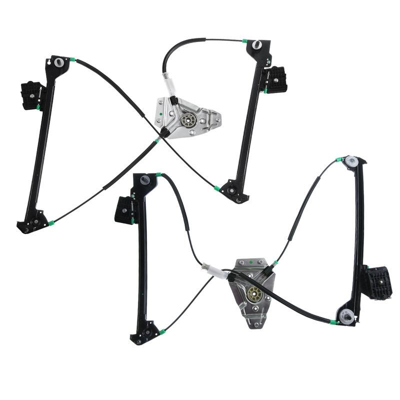 2x Front Power Window Regulator without Motor for Dodge Challenger 08-19