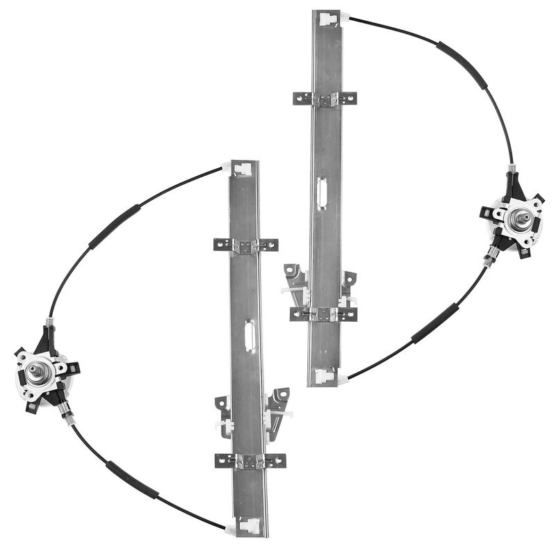 2x Front Manual Window Regulator for Chevrolet Tracker Sport Utility 1999-2004