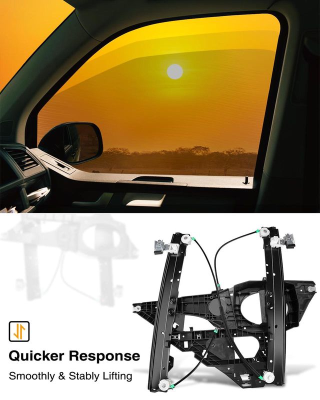 Front Driver Power Window Regulator without Motor for Ford Expedition Navigator