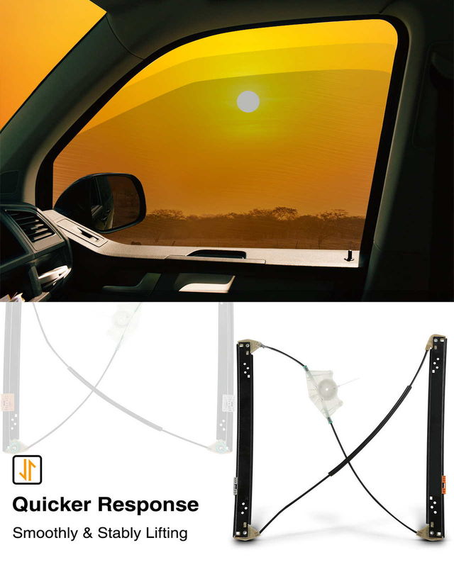 Front Driver Power Window Regulator without Motor for Volkswagen Touareg 04-10