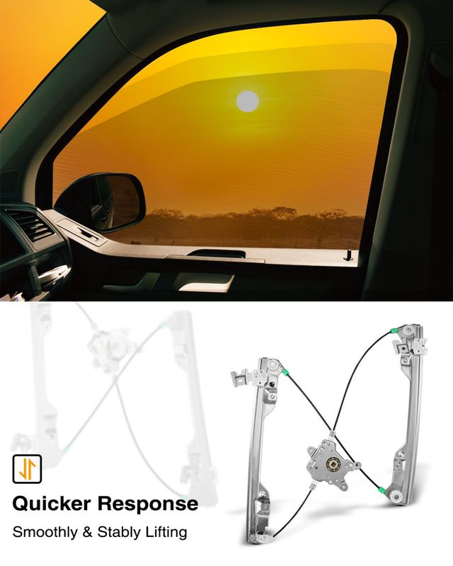 Front Driver Power Window Regulator without Motor for Nissan Altima 2002-2006