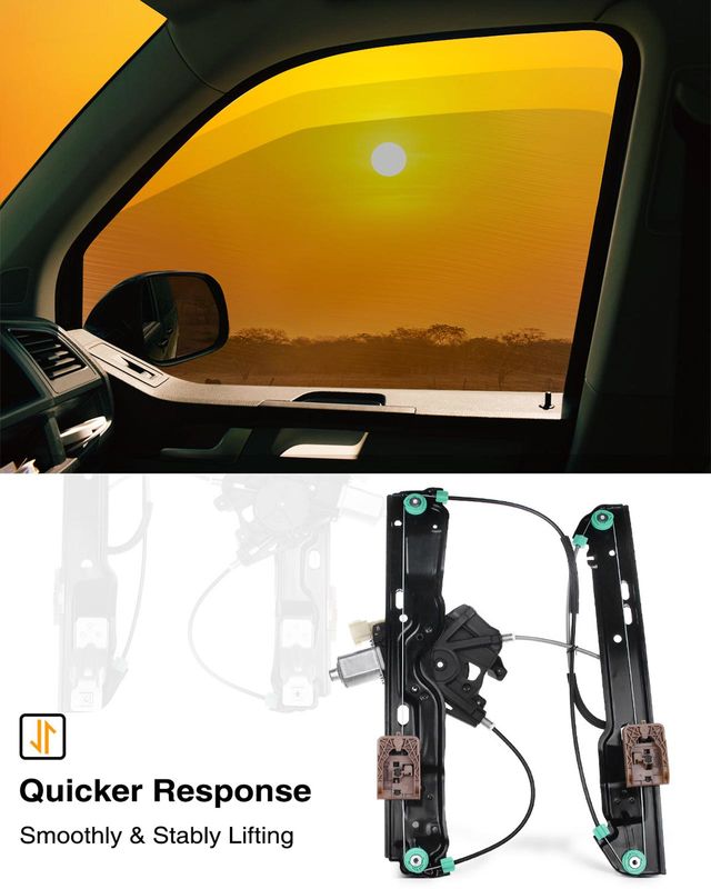 Front Driver Power Window Regulator without Motor for Land Rover Range Rover Evoque