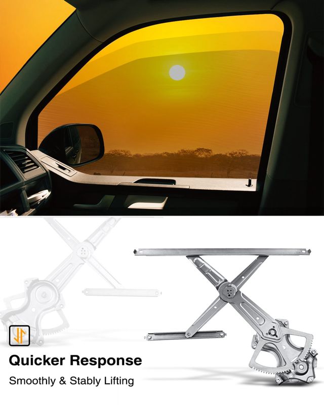 Front Driver Power Window Regulator without Motor for Lexus GS300 Toyota Prius V