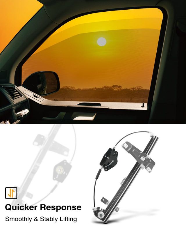 Front Passenger Power Window Regulator without Motor for Jeep Grand Cherokee WJ