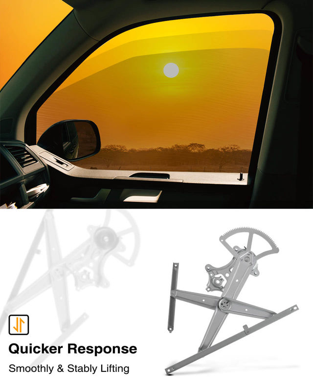 Front Passenger Power Window Regulator without Motor for Toyota 4Runner Lexus