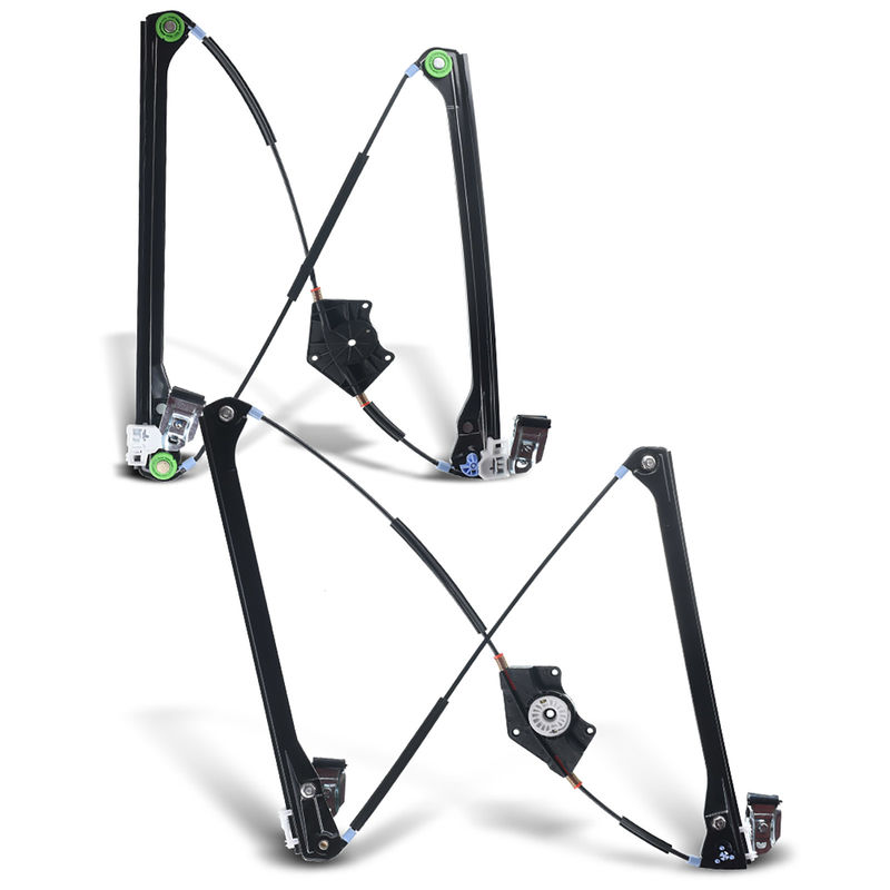 2x Front Power Window Regulator without Motor for Volkswagen Passat 1998-2005