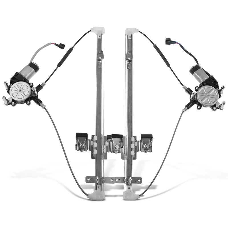 2x Rear Power Window Regulator with Motor for Dodge Dakota 2005-2011 Mitsubishi