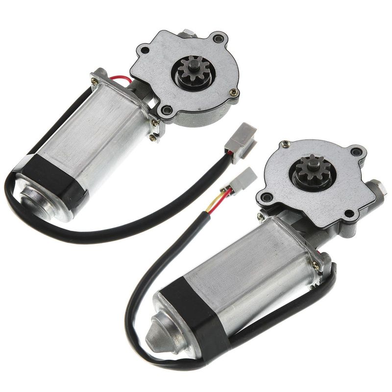 2x Front Window Motor for Ford Mustang 84-93 L4 2.3L V6 3.8L V8 5.0L Convertible