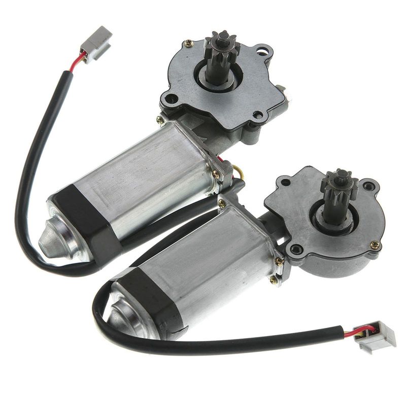 2x Rear Window Motor for Ford Mustang 84-93 Convertible L4 2.3L V6 3.8L V8 5.0L