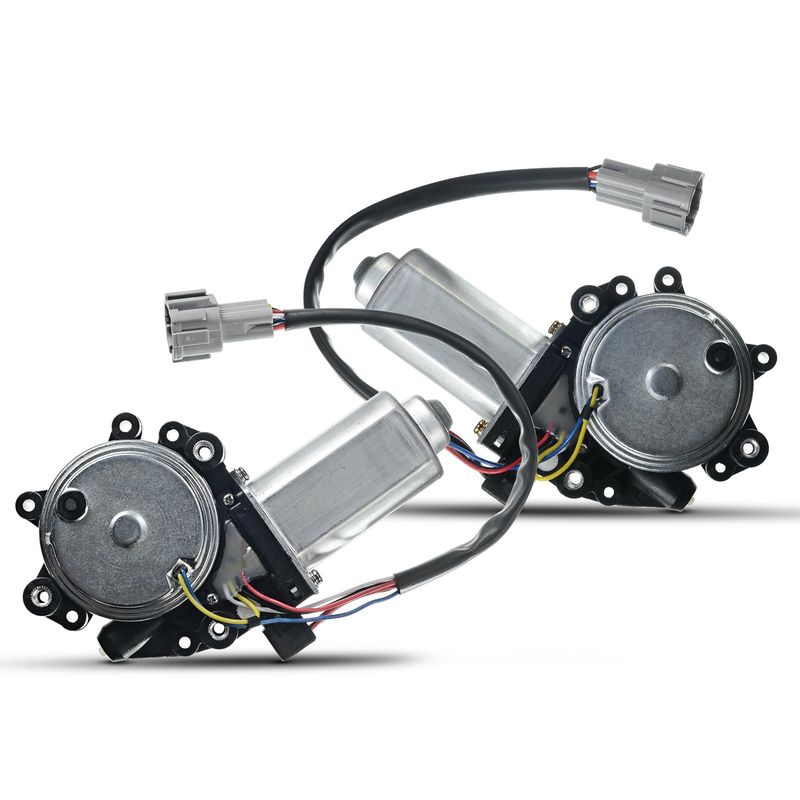 2x Rear Window Motor for Nissan Maxima Infiniti QX56 2004-2008 with Anti-Clip