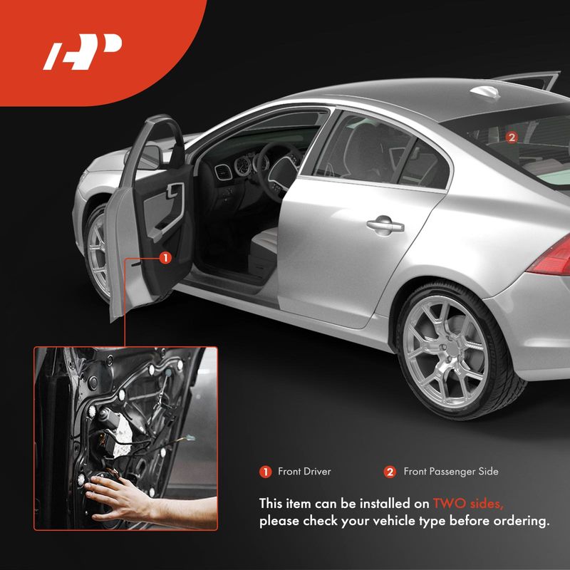 Front Driver or Passenger Power Window Motor for Ford Focus 2012-2018