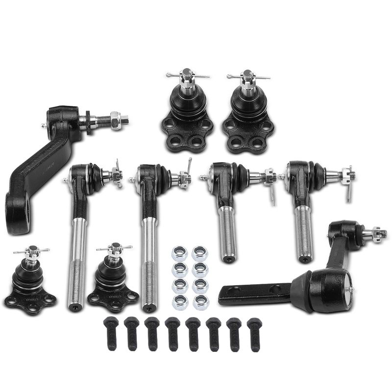10x Idler & Pitman Arm Tie Rod End & Ball Joint for Dodge Ram 1500 2000-2001 RWD