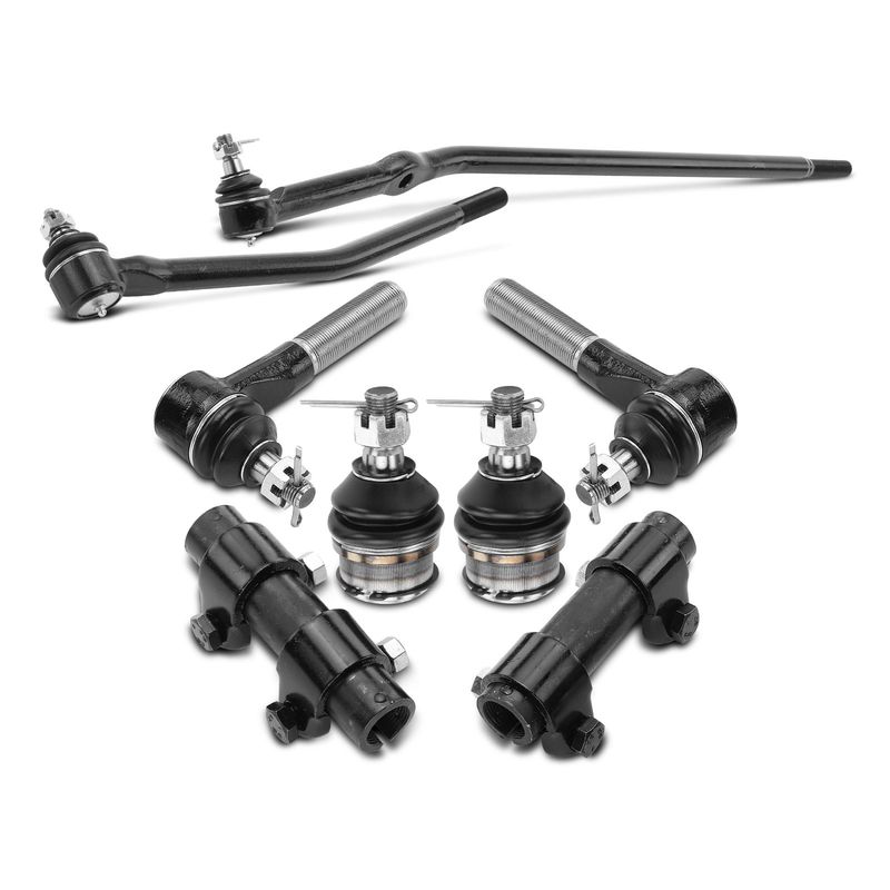 8x Tie Rod End Drag Link Ball Joint for Ford E-150 Econoline Club Wagon