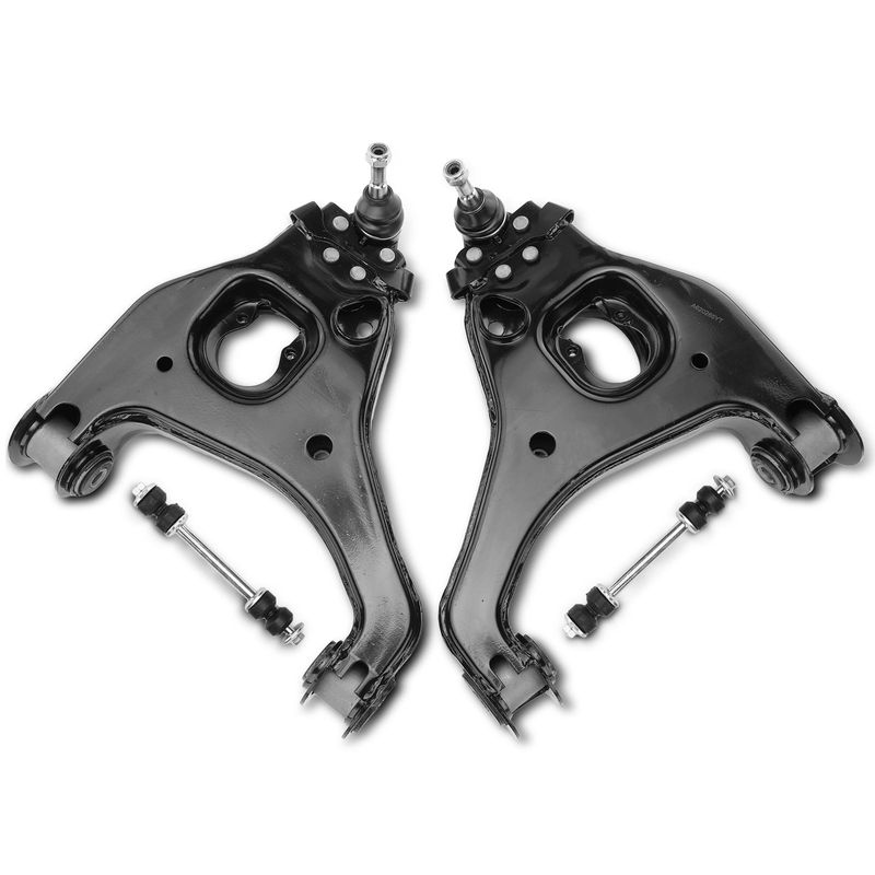 4x Control Arm and Ball Joint & Stabilizer Bar End Link for Chevrolet GMC