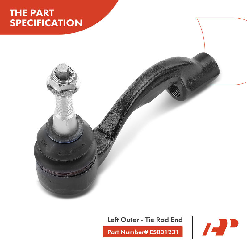 2x Outer Tie Rod End for Cadillac ATS 2013-2019 CTS 2014-2019 Chevrolet Camaro