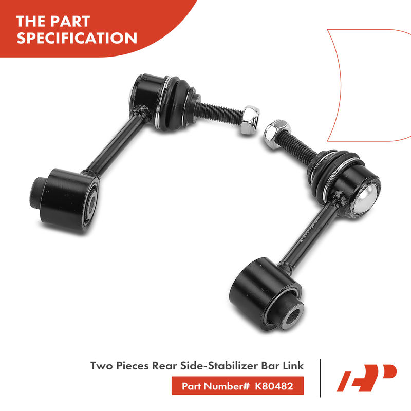 2x Rear Stabilizer Bar Link for Volkswagen Jetta 05-18 Golf 11-15 Passat Audi Q3