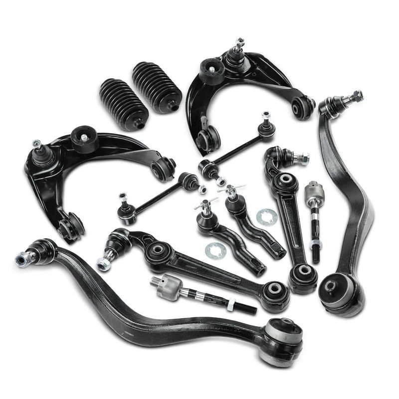 14x Control Arm Stabilizer Bar Link Tie Rod End for Ford Fusion Lincoln