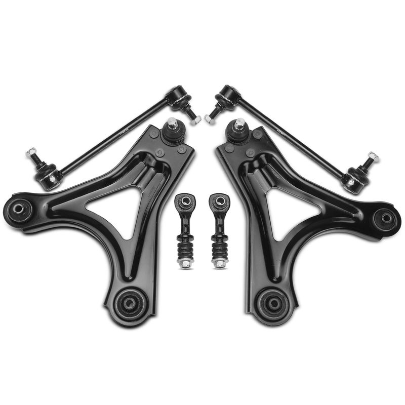 6x Control Arm with Ball Joint & Stabilizer Bar Link for Ford Mercury