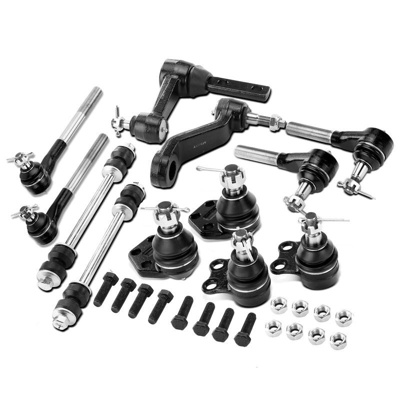 12x Pitman Idler Arm & Sway Bar Link & Tie Rod End for Dodge Ram 2500 Ram 3500