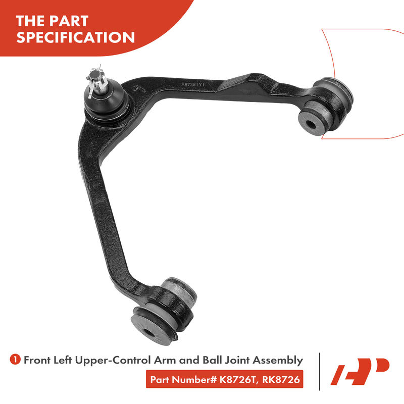 8x Control Arm with Ball Joint Sway Bar Link for Ford F-150 Expedition F-250