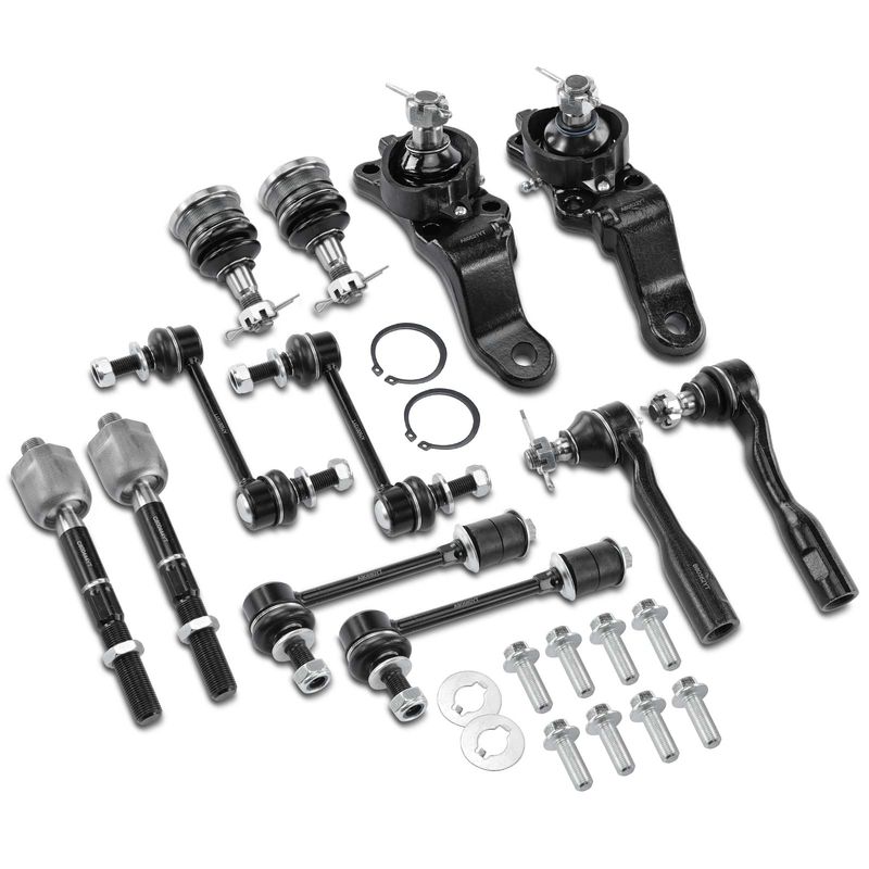 12x Sway Bar End Link Tie Rod End Ball Joint for Toyota Sequoia 2005-2007