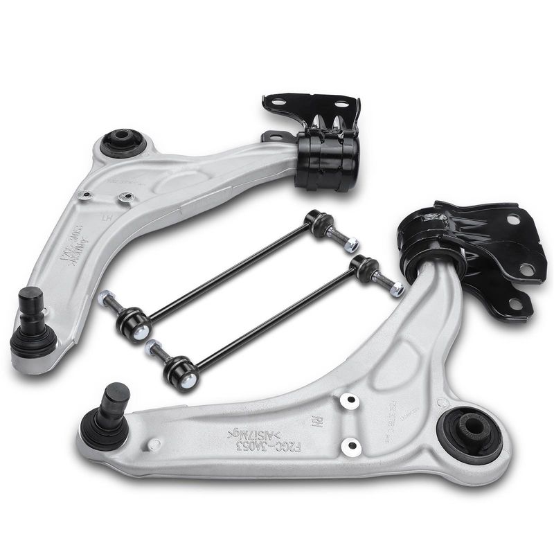 4x Control Arm with Ball Joint & Bushing Sway Bar for Ford Edge MKX