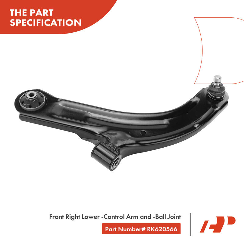 8x Control Arm & Sway Bar Link & Tie Rod End & Ball Joint for Nissan Versa
