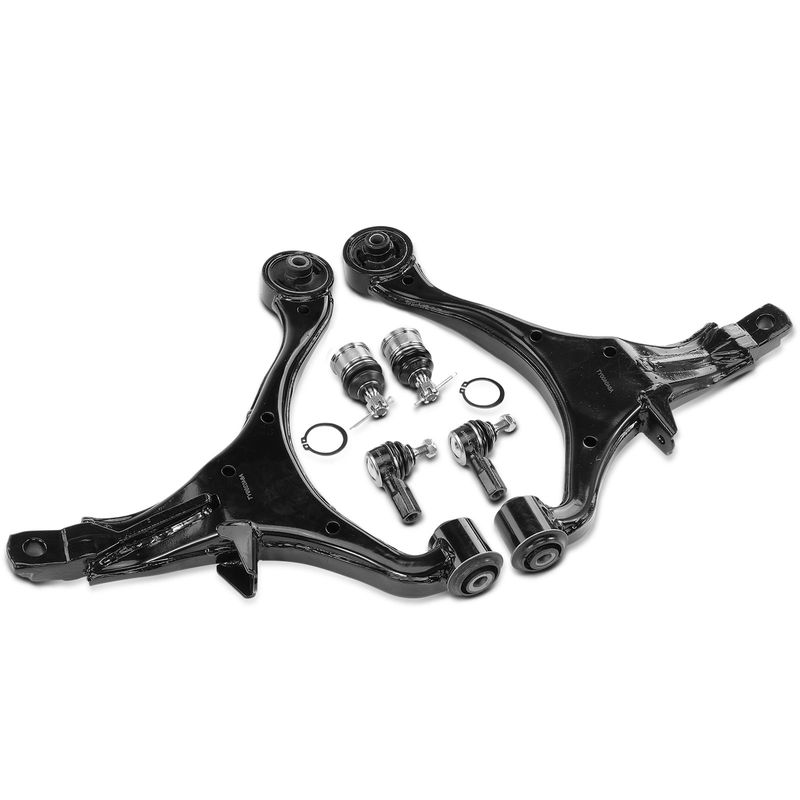 6x Control Arm with Ball Joint & Tie Rod Kit for Honda CR-V 2002-2006 L4 2.4L