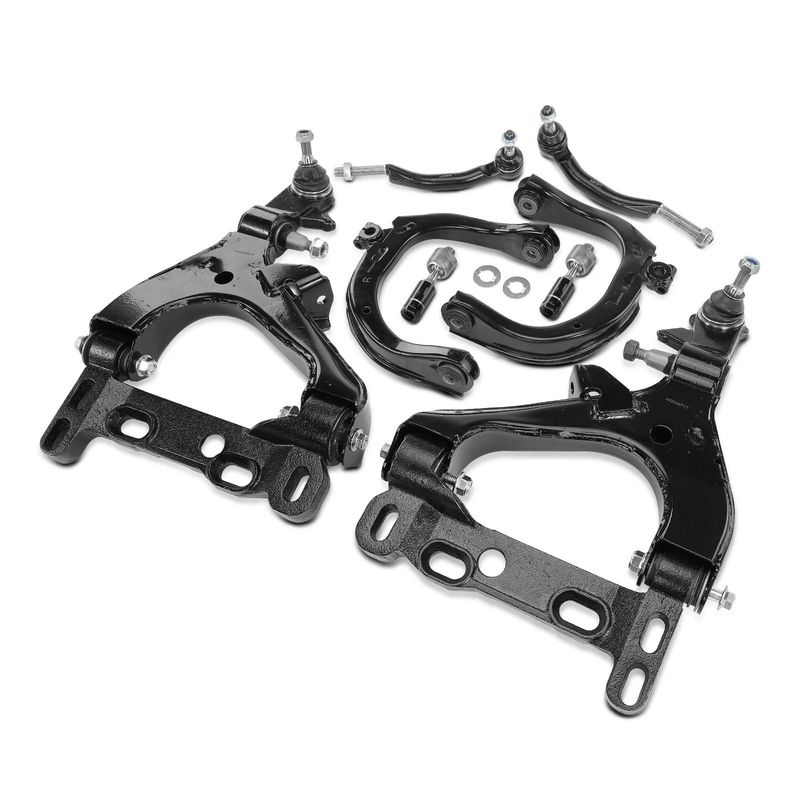 8x Control Arm & Tie Rod End Kit for Buick Rainier Chevy Trailblazer GMC Envoy