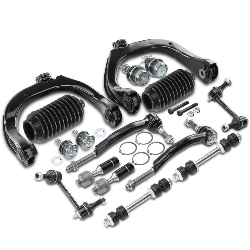 16x Control Arm & Stabilizer Bar Link & Tie Rod End with Ball Joint for Chevy GMC