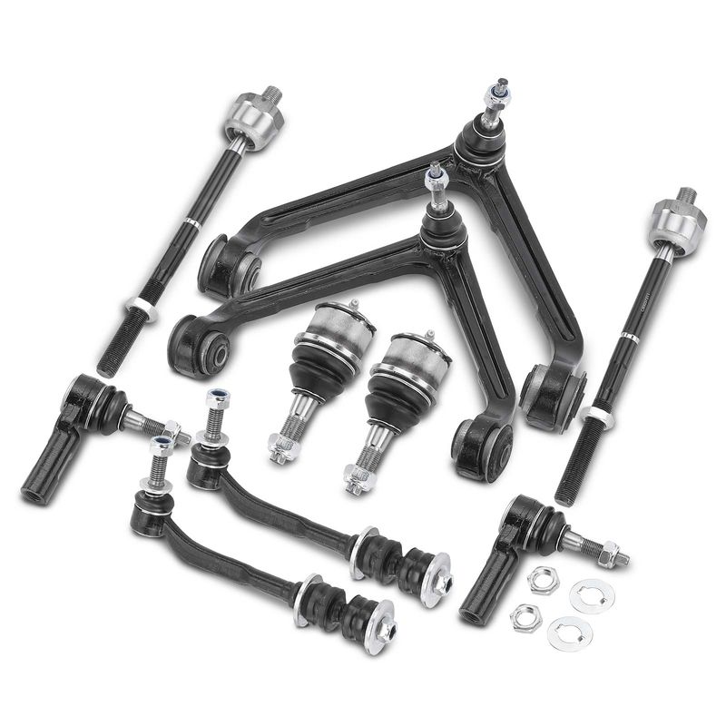 10x Control Arm & Ball Joint & Sway Bar Link & Tie Rod End for Dodge Durango