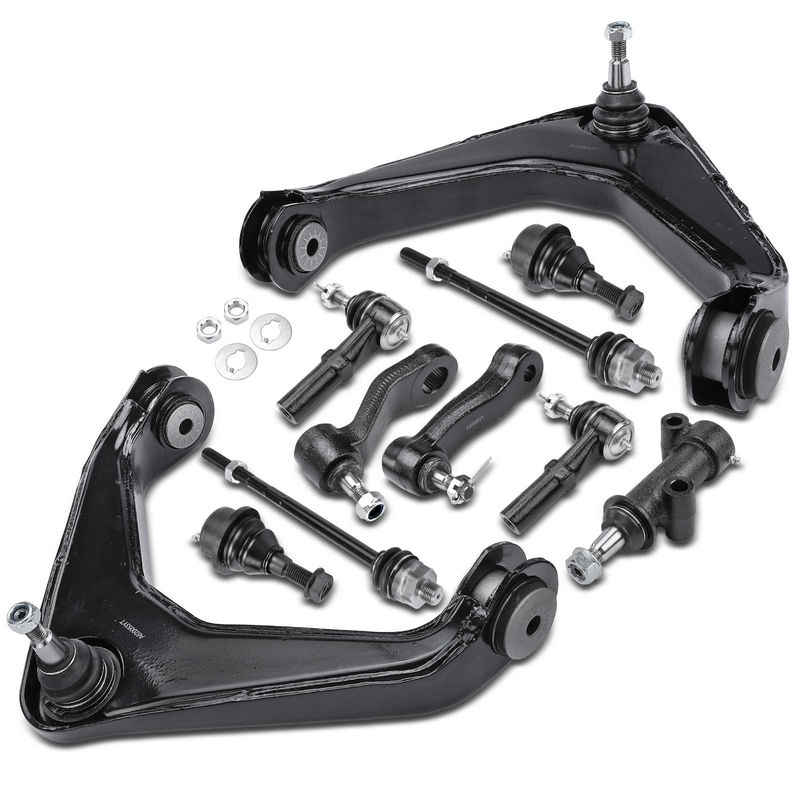 11x Control Arm with Ball Joint & Tie Rod End for Chevy Silverado 2500 GMC