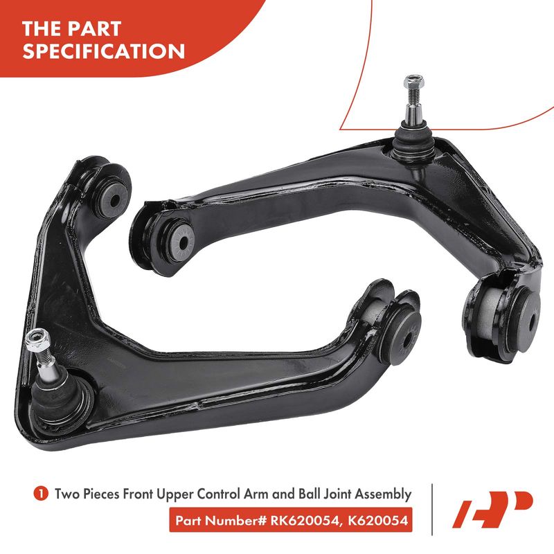 11x Control Arm with Ball Joint & Tie Rod End for Chevy Silverado 2500 GMC 4WD