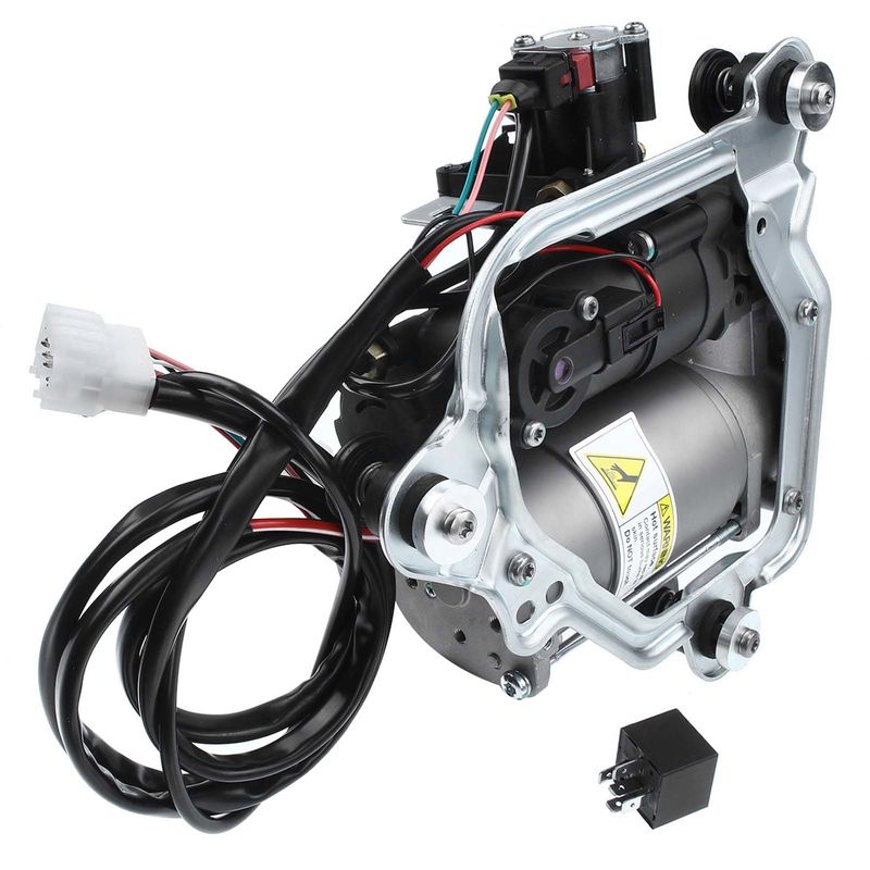 Air Suspension Compressor with Bracket for Land Rover Range Rover 2003-2005 4.4L