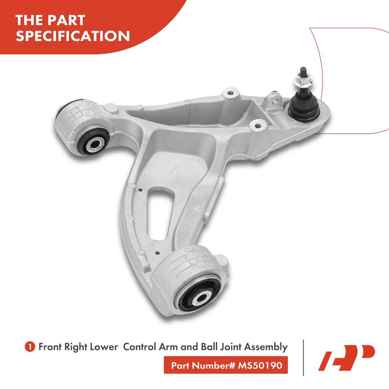 8x Control Arm with Ball Joint Sway Bar Link Tie Rod End for Cadillac CTS